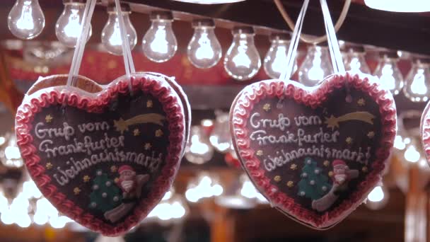 Traditional Decorated Gingerbread Germany — Stock Video