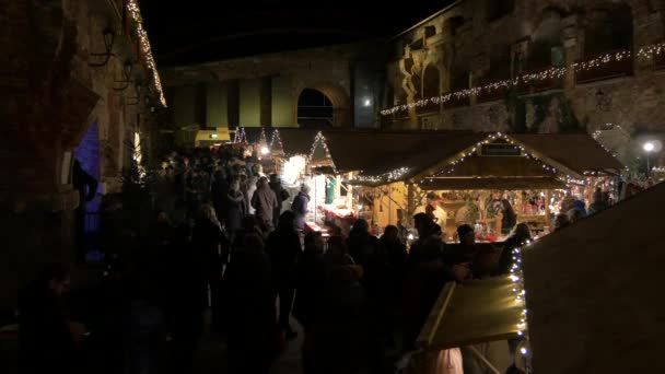 Aufsteirern Mercatino Natale Graz — Video Stock