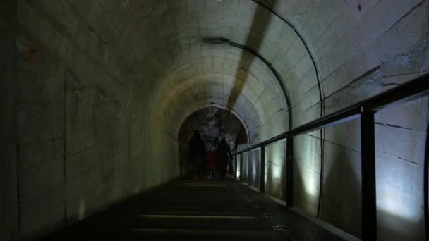 Schlossberský Tunel Grazu — Stock video