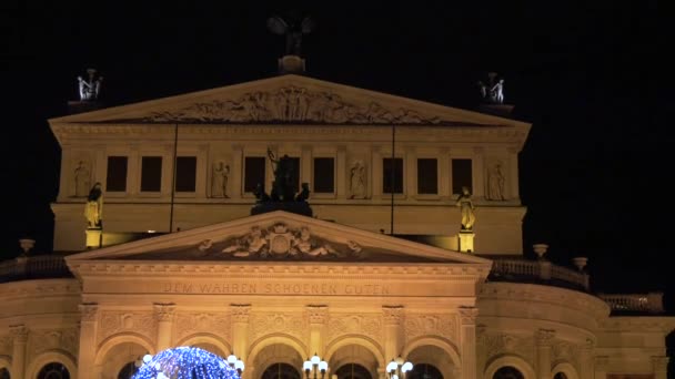 Inclinaison Une Fontaine Alte Oper Francfort — Video