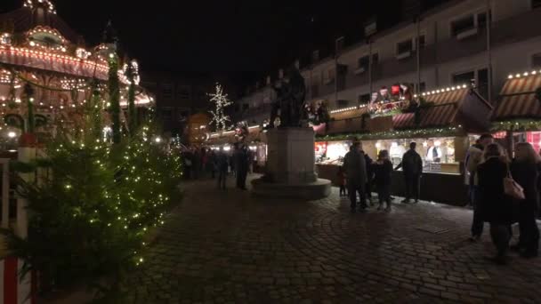 Mercado Navidad Infantil Nuremberg — Vídeo de stock