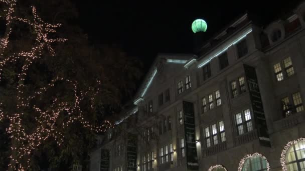 Торговый Центр Wohrl Рождество Нюрнберг — стоковое видео
