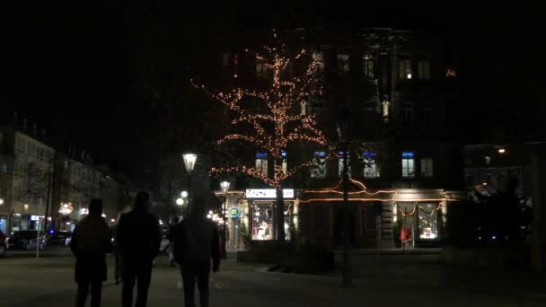 Stadt Nürnberg Zur Weihnachtszeit — Stockvideo