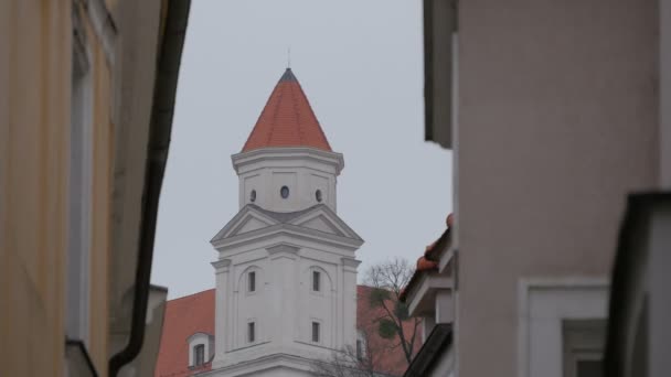 城堡塔的景观 — 图库视频影像