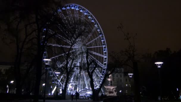 Budapest Eye Spinning — Stock Video