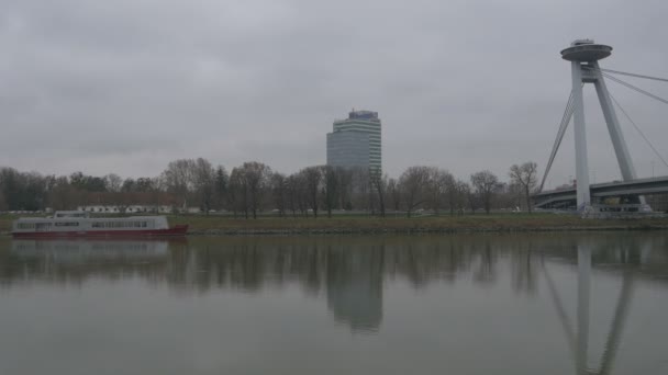 Vue Soir Sur Rivière — Video