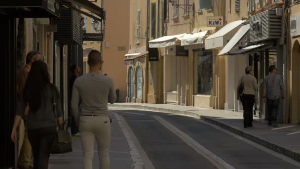 Rue Gnral Allard Saint Tropez — Stockvideo