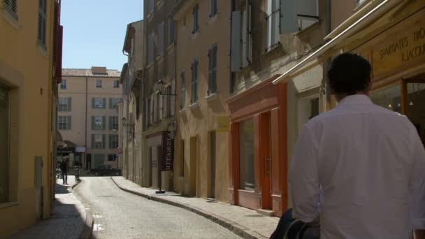 Rue Henri Seillon Saint Tropez — Vídeos de Stock