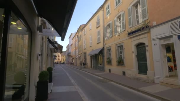 Saint Tropez Gambetta Caddesi — Stok video