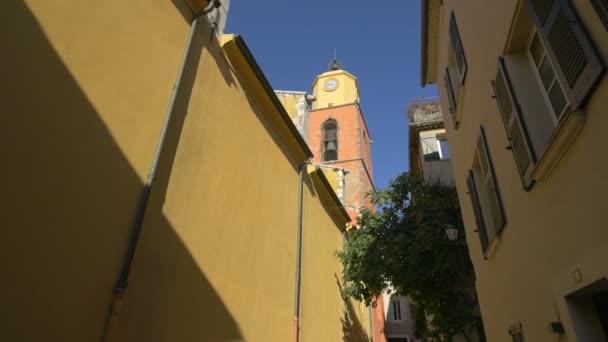 Belfry Church Our Lady Saint Tropez — Stock Video