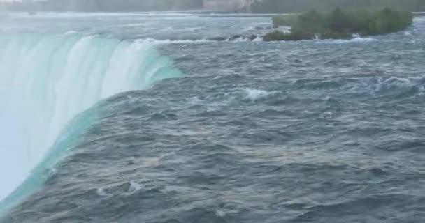 Uitzicht Niagara Watervallen Canada — Stockvideo