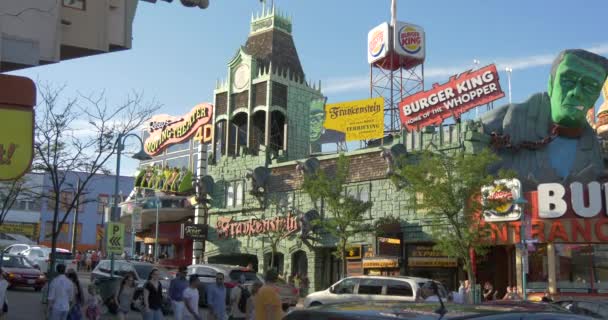 Burger King Casa Frankenstein Din Canada — Videoclip de stoc