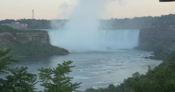 View Niagara Falls Canada — Stock Video