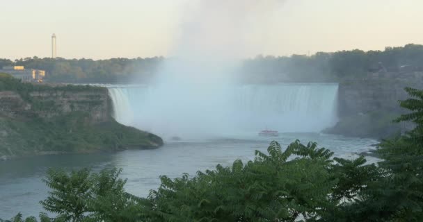 Waterfall Niagara Falls Canada — Stock Video