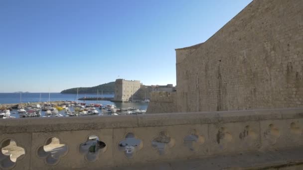 Старий Порт Фортеця Святого Івана — стокове відео