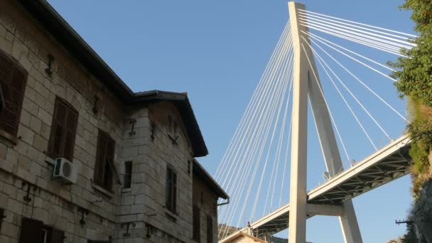 Angle Bas Bâtiment Pont Franjo Tudjman — Video
