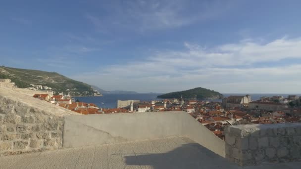 Dubrovnik Partir Des Murs Ville — Video