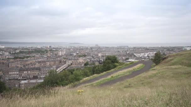 Égbolt Időpontja Edinburgh Felett — Stock videók
