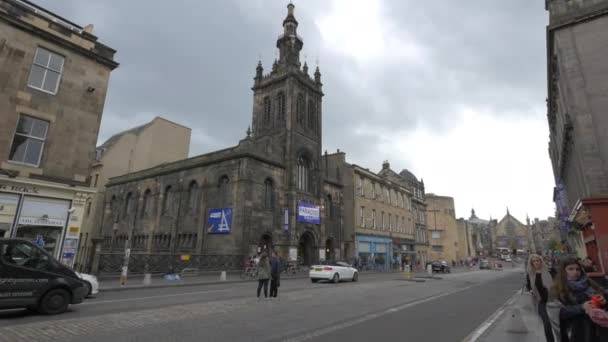 Августинская Объединенная Церковь Эдинбурге — стоковое видео
