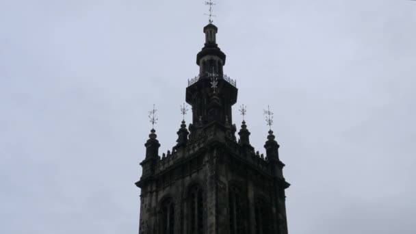 Вежа Августинської Уніфікованої Церкви — стокове відео