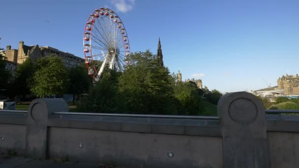 Edinburgh Big Wheel — Stok video