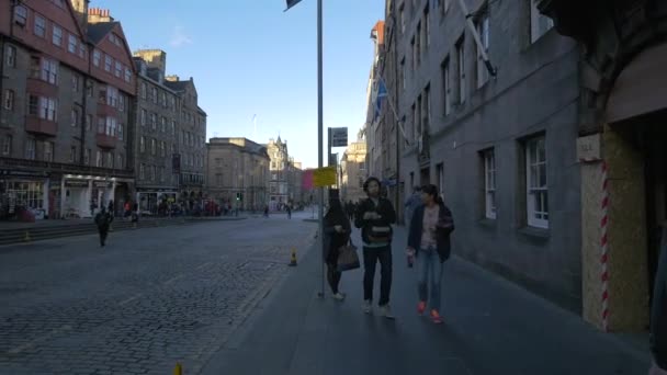 Pouliční Chodník Koncept Cestování — Stock video