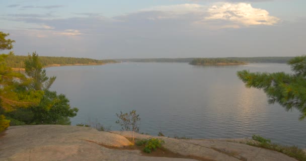 Lake Vid Killbear Provincial Park — Stockvideo