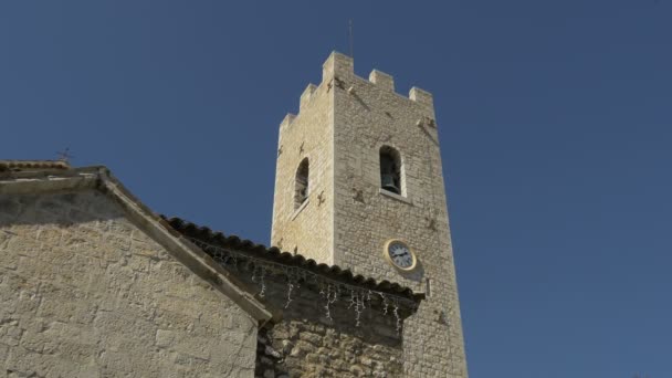 Campanario Vence — Vídeo de stock