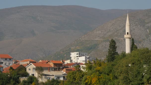 Vista Mostar Arredores — Vídeo de Stock