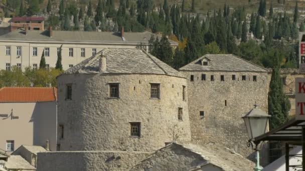 Torres Stari Most Mostar — Vídeo de stock
