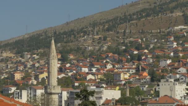 Paisagem Urbana Mostar Durante Dia — Vídeo de Stock