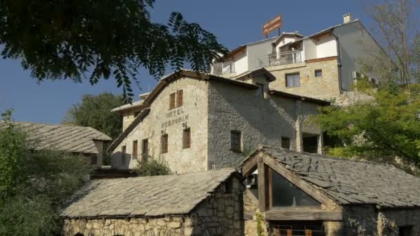 Hotel Restauran Kriva Cuprija Mostar — Stockvideo