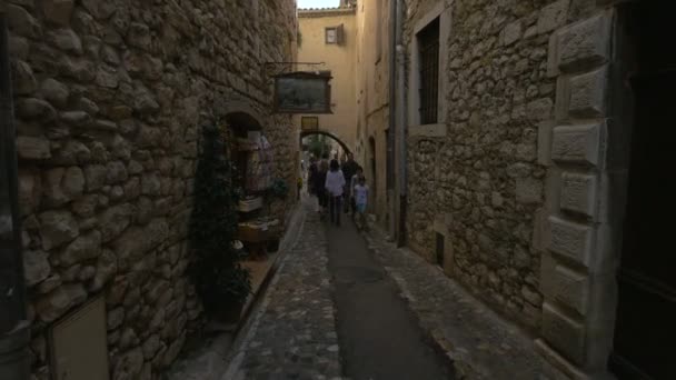 Walking Rue Pontis — Stock Video