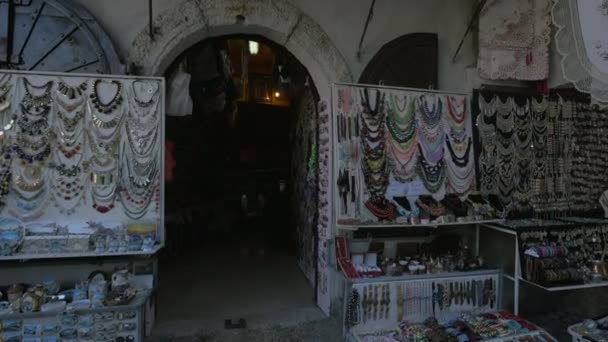 Mostarのジュエリーとお土産 — ストック動画