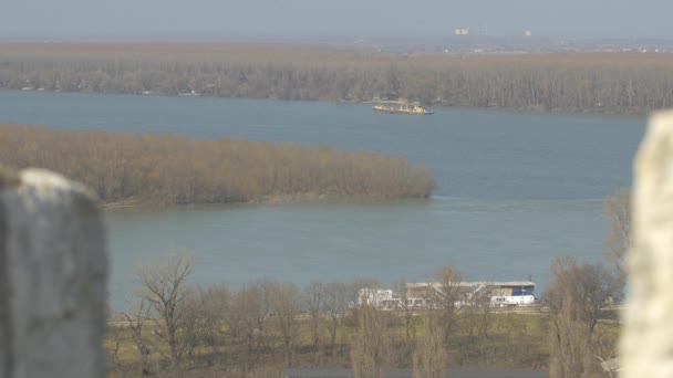 Embarcación Río Danubio — Vídeos de Stock