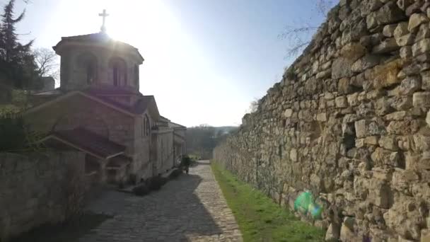 Chapelle Dans Les Murs Forteresse — Video