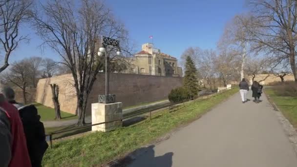 Historyczna Twierdza Belgrad — Wideo stockowe