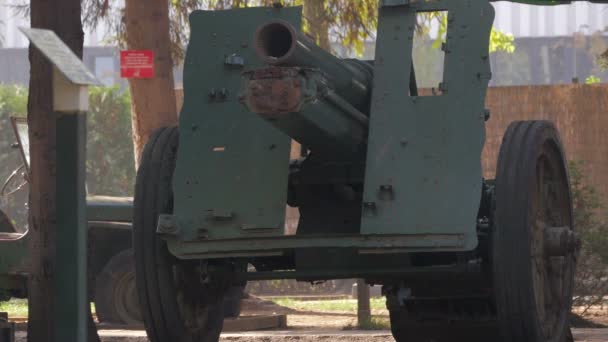 Vista Cañón Militar — Vídeo de stock