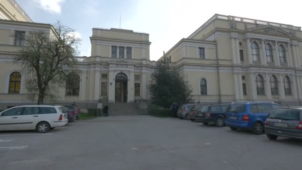 Museu Nacional Sarajevo — Vídeo de Stock
