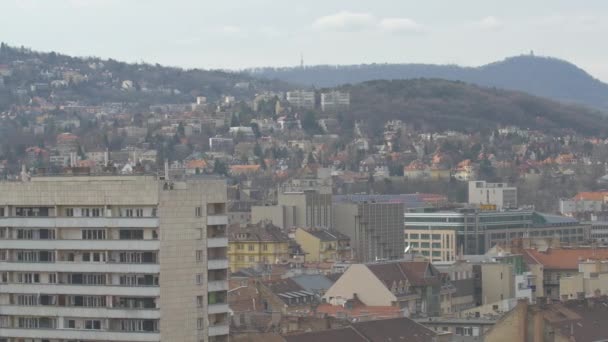 Edificios Tejados Budapest — Vídeo de stock