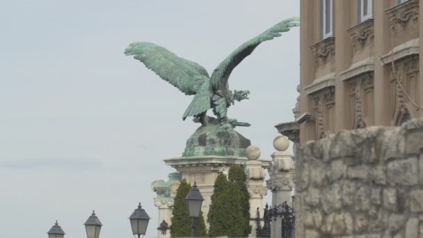 Pomnik Turul Bird — Wideo stockowe