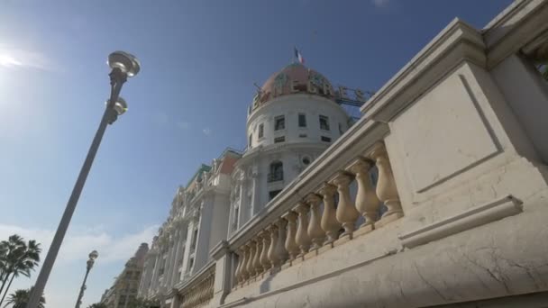 Negresco Hotel Nice — Vídeo de Stock