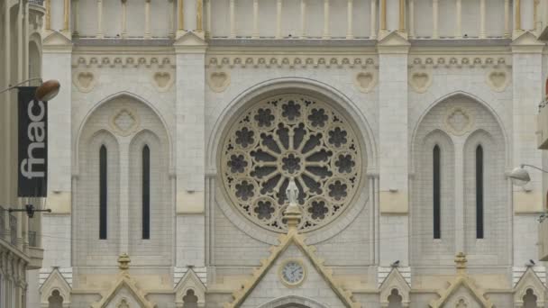 教堂的玫瑰窗 — 图库视频影像