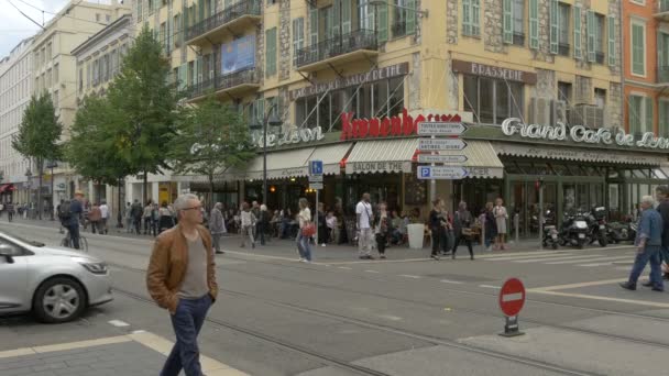 Trafic Dans Une Conjonction Rue — Video