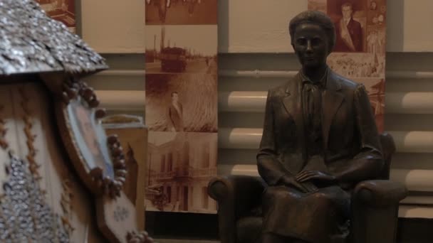 Staty Och Styrelser Sighet Memorial Museum — Stockvideo