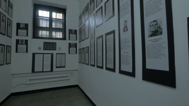 Habitación Los Dignatarios Sighet Memorial Museum — Vídeo de stock