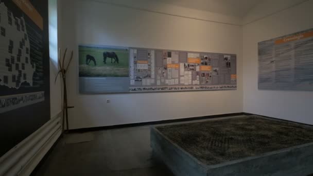 Δωμάτιο Collectivization Στο Μουσείο Μνημείων Sighet — Αρχείο Βίντεο