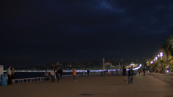 Promenade Nice Crépuscule — Video