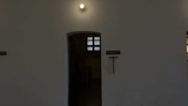 Antiguas Celdas Prisión Vistas Sighet Memorial Museum — Vídeo de stock