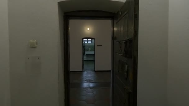 Uitgang Toegang Kamers Van Sighet Memorial Museum — Stockvideo